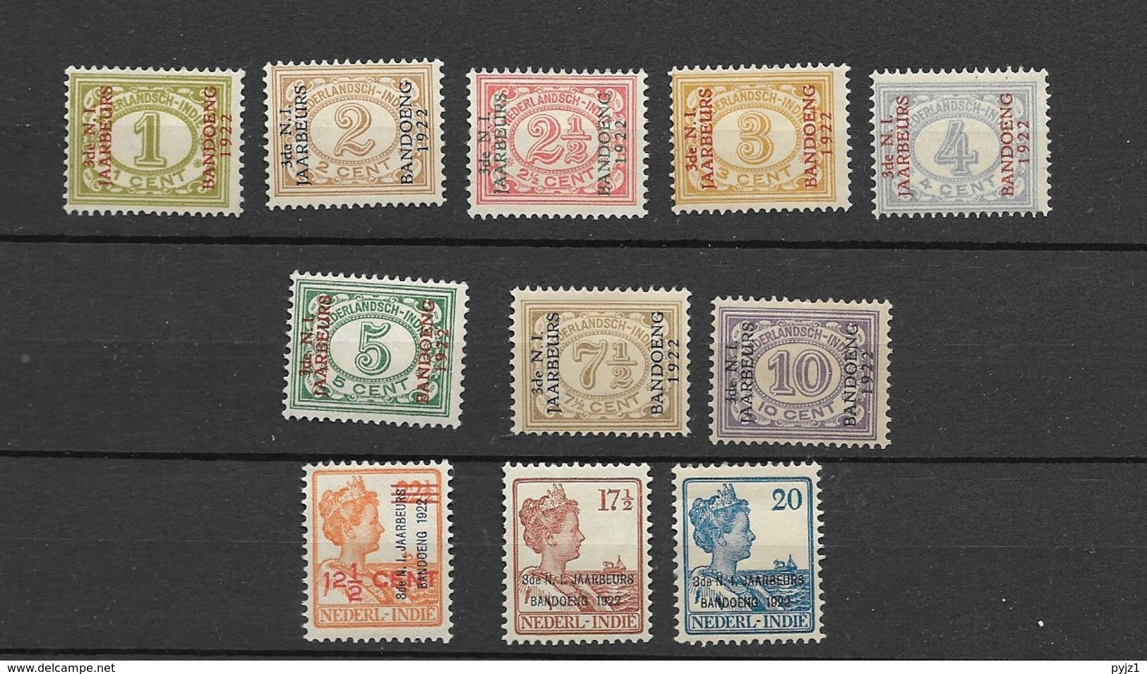 1922 MH Nederlands Indië, Jaarbeurs Bandoeng - Indes Néerlandaises