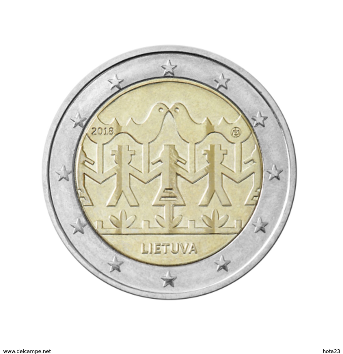 NEU Litauen 2018 2 EURO Münzen  Coin Liederfest Lied Fest Song Festival  UNC - Litauen