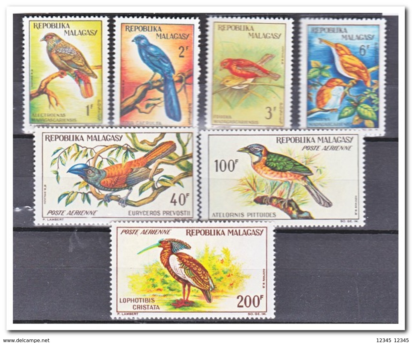 Madagaskar 1963, Postfris MNH, Birds - Madagaskar (1960-...)