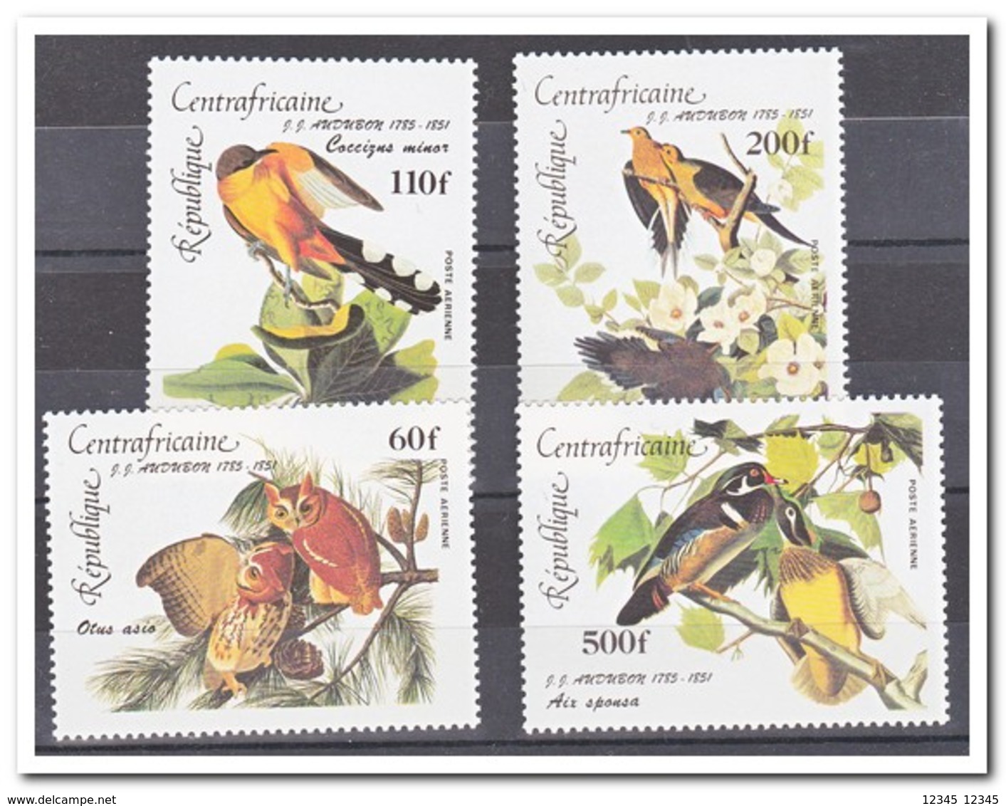 Centraal Afrika, Postfris MNH, Birds - Centraal-Afrikaanse Republiek