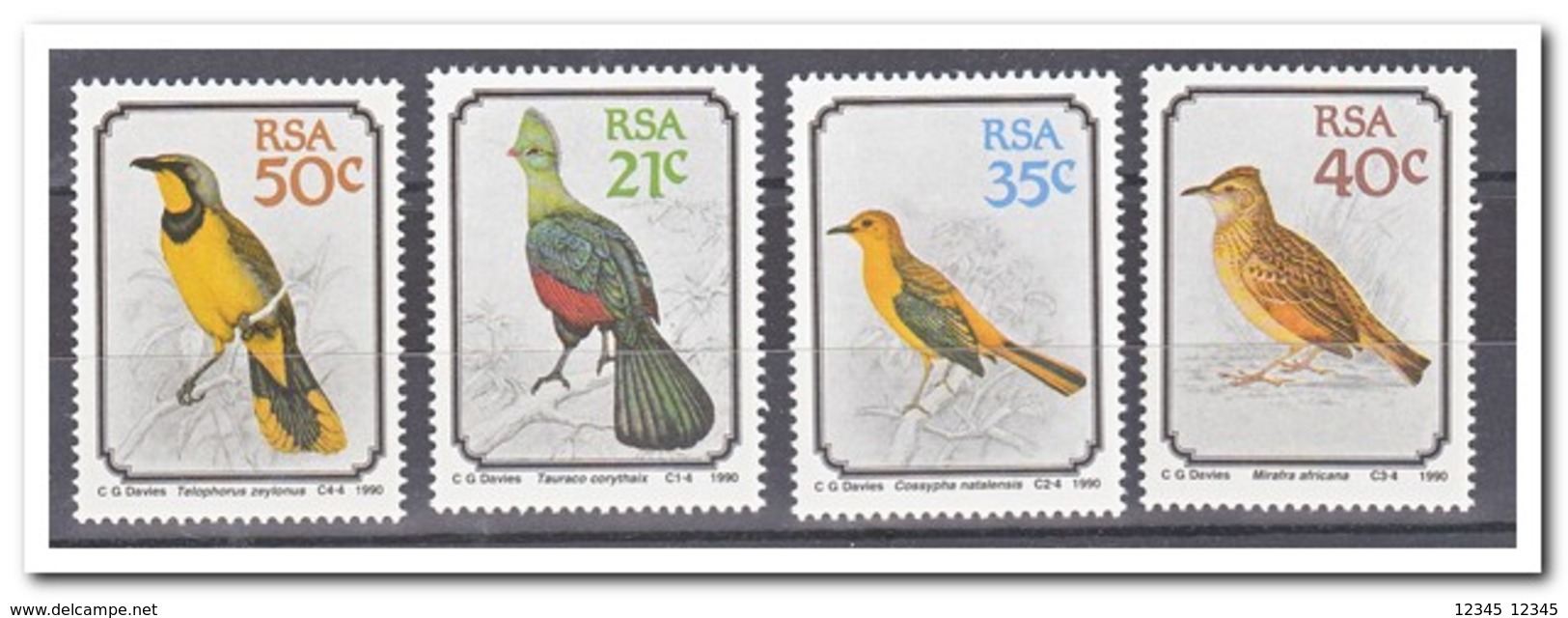 Zuid Afrika 1990, Postfris MNH, Birds - Ongebruikt