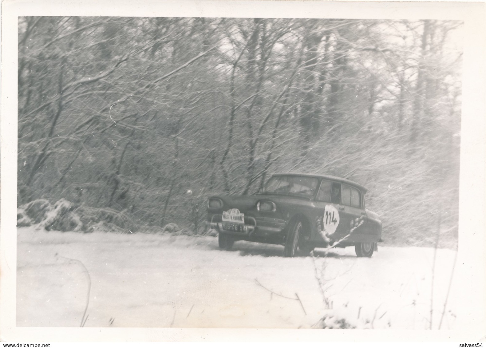 Photo Originale - Voiture :  Citroën AMI 8 - Rallye De Lorraine - Automobiles