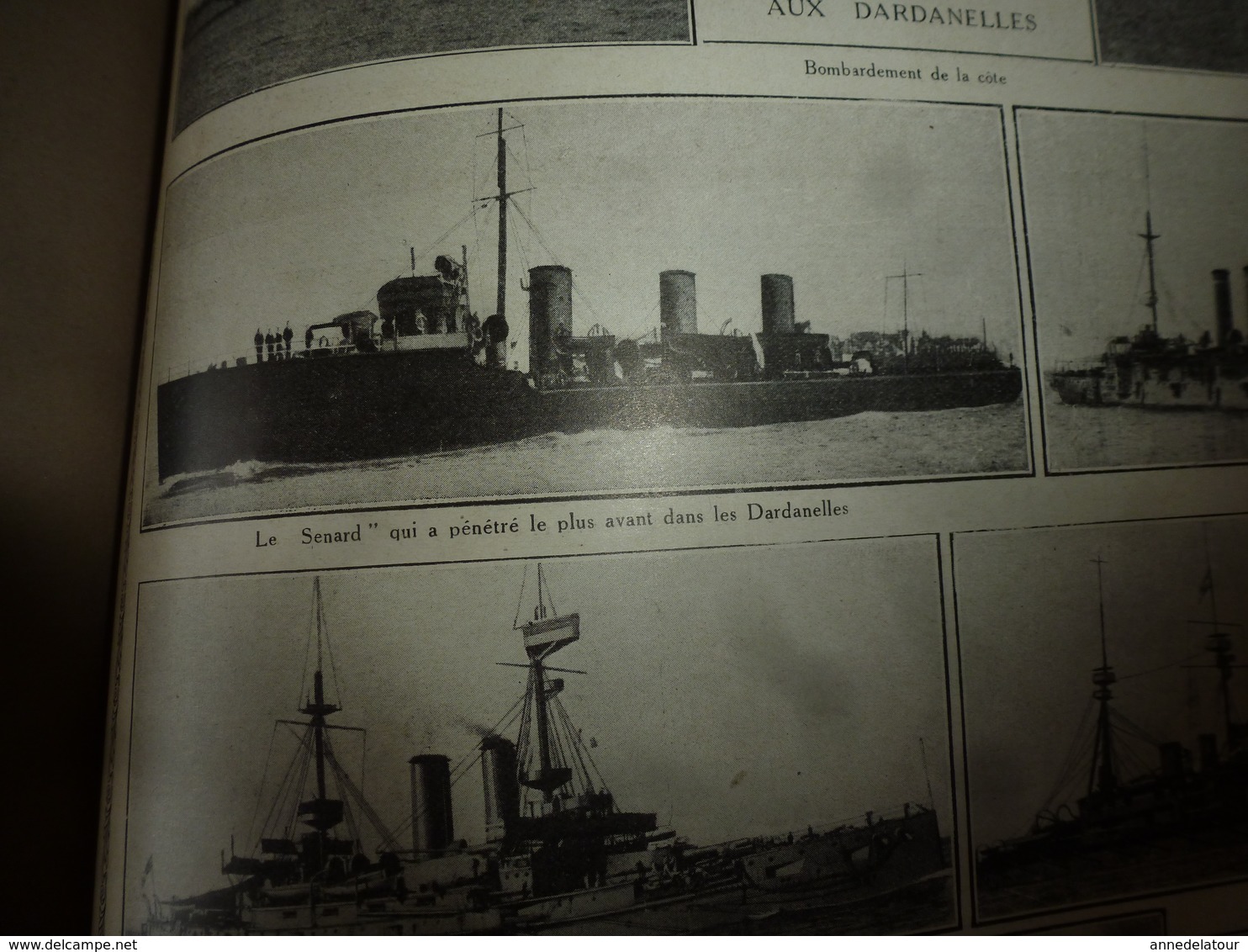 1914-18 LA GUERRE DOCUMENTÉE:Gallipoli;Canada,Australie et GB dans Dardanelles;Les navires;Charge à la baïonnette;etc