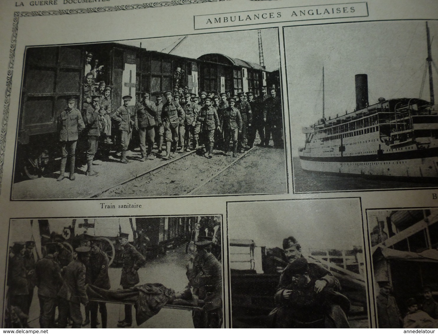 1914-18 LA GUERRE DOCUMENTÉE:Gallipoli;Canada,Australie et GB dans Dardanelles;Les navires;Charge à la baïonnette;etc