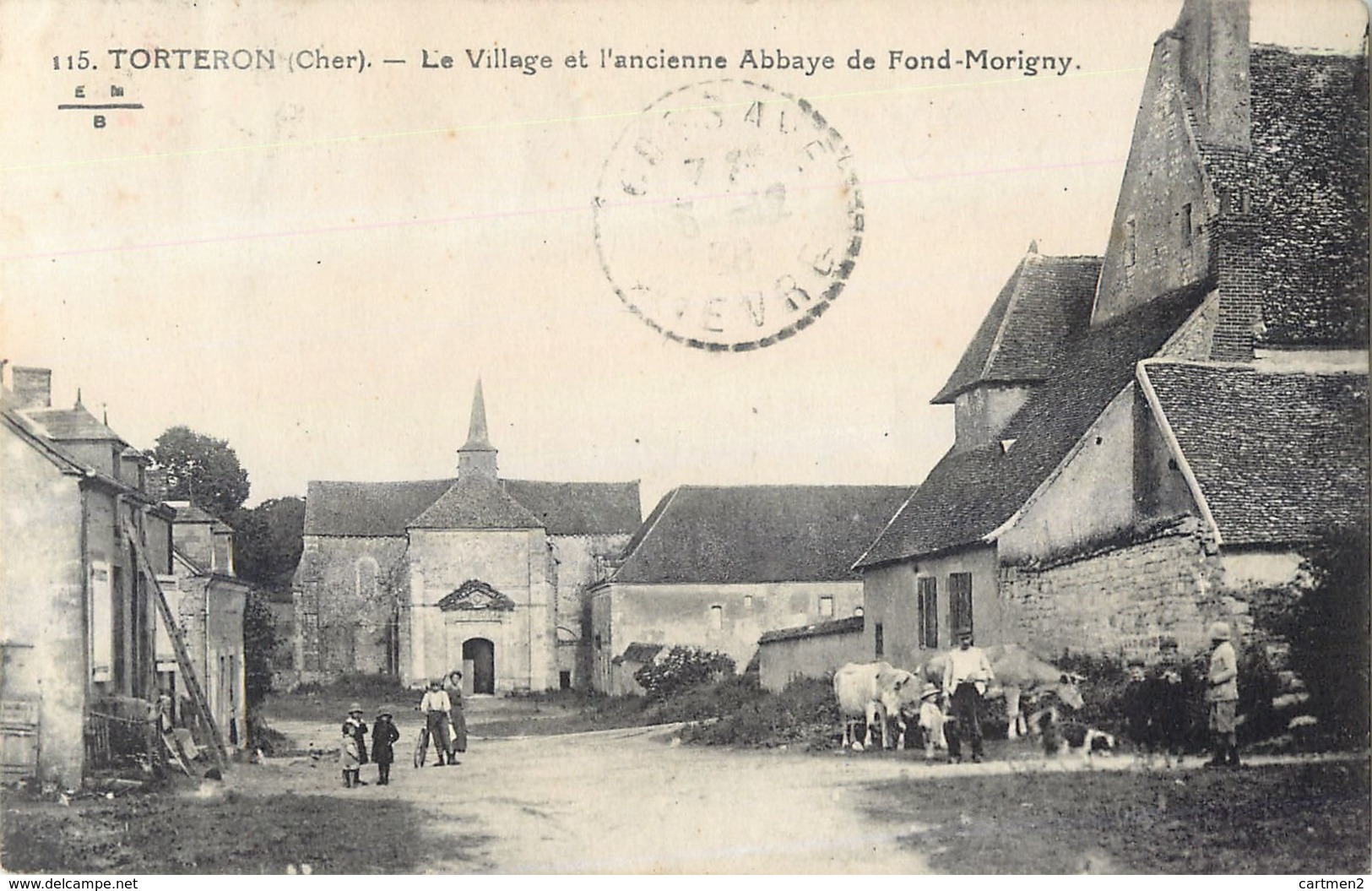 TORTERON VILLAGE ET ANCIENNE ABAYE DE FOND-MORIGNY 18 - Autres & Non Classés