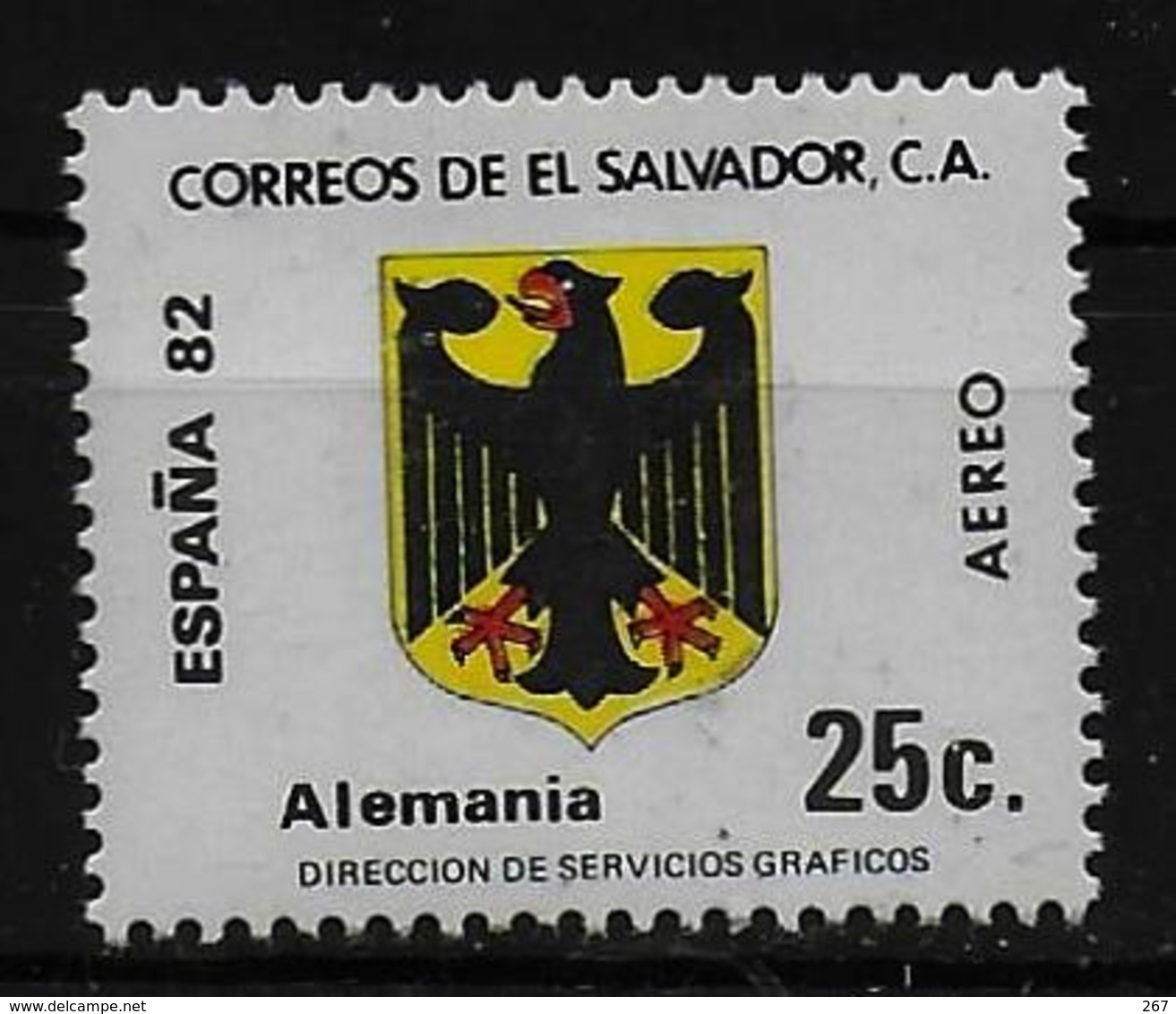 SALVADOR    PA  (  Allemagne     ) * *     Cup 1982     Football  Soccer Fussball Armoiries - 1982 – Espagne