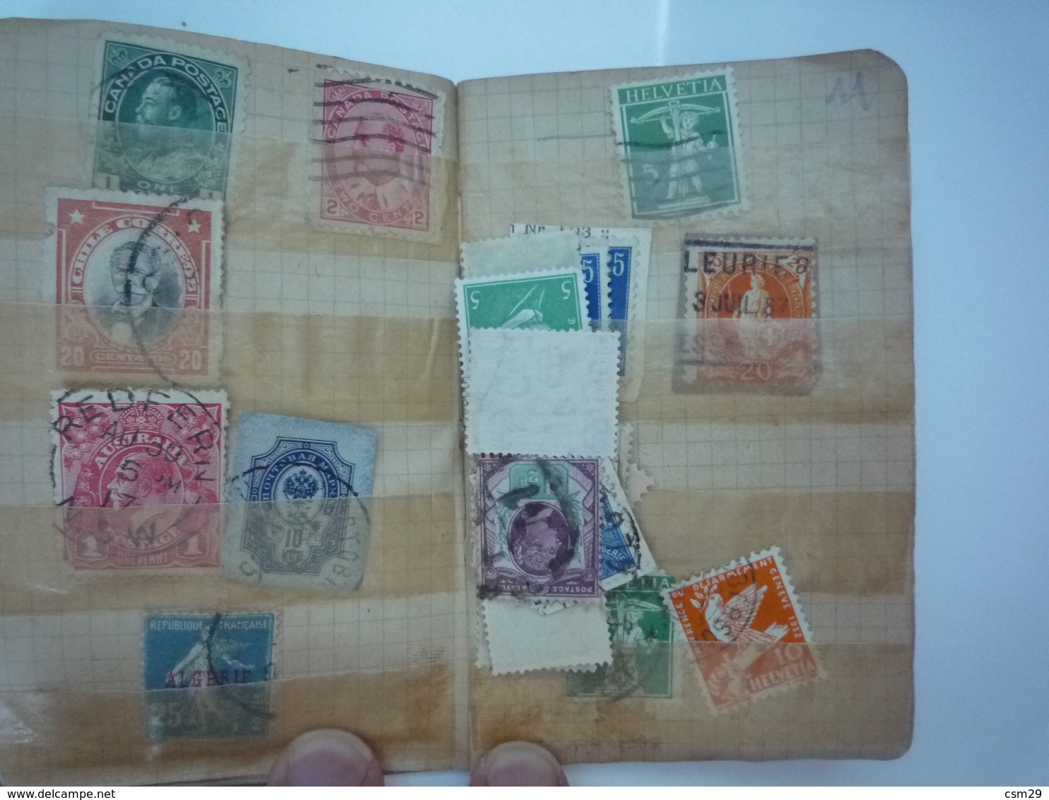 Dans un carton, Classeurs Timbres Monde, France, Colonies Françaises des milliers - Lettres - A voir - 99 scans