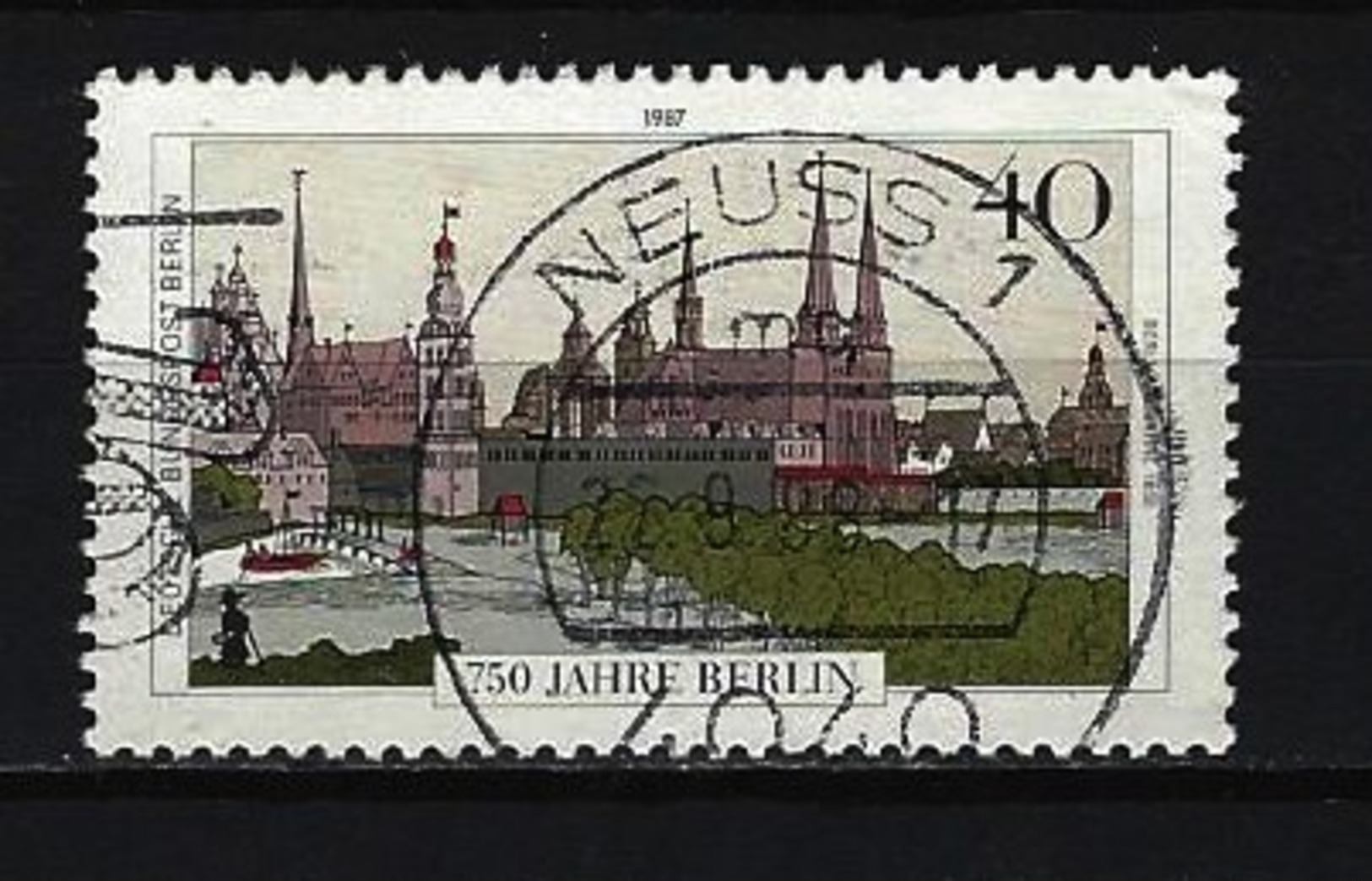 BERLIN - Mi-Nr. 772 Aus Block 8 - 750 Jahre Berlin Gestempelt (2) - Gebraucht
