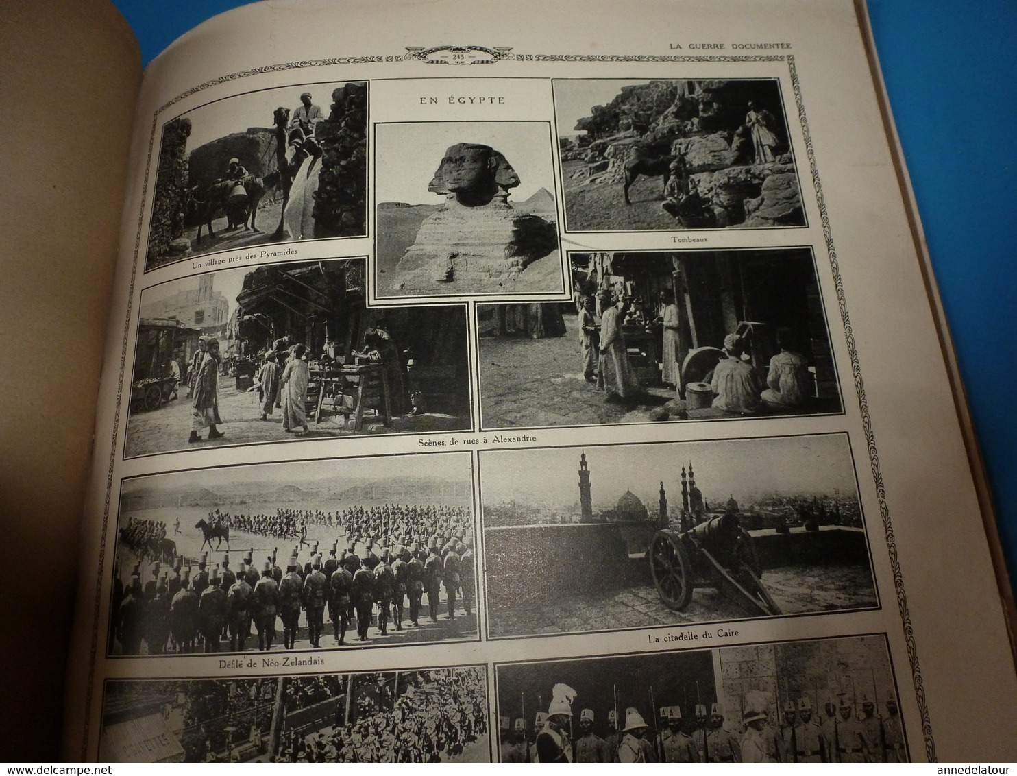 1914-18 LA GUERRE DOCUMENTÉE:Ambulance rapide;Chasseur d'Afrique;Armée-Grèce;Athènes;Sous-marins;Chirurgie de guerre;etc