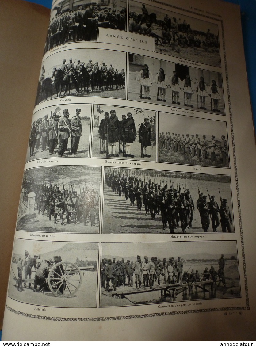 1914-18 LA GUERRE DOCUMENTÉE:Ambulance rapide;Chasseur d'Afrique;Armée-Grèce;Athènes;Sous-marins;Chirurgie de guerre;etc