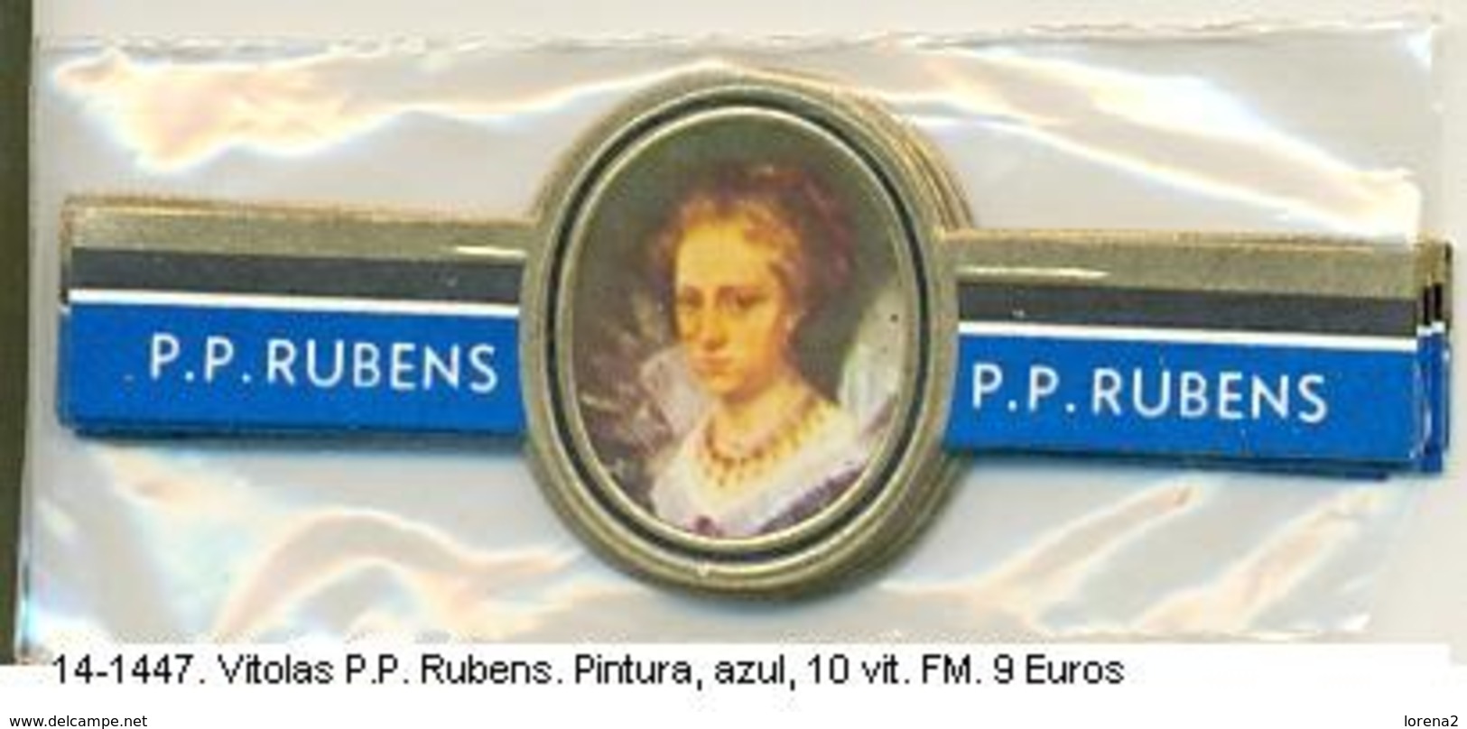 Vitolas P.P. Rubens. Pintura. Azul. F.m.- REF. 14-1447 - Vitolas (Anillas De Puros)