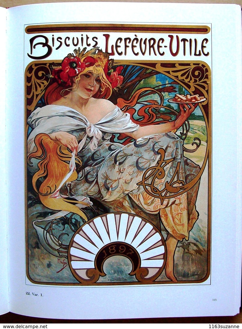 ALPHONSE MUCHA : TOUTES LES AFFICHES ET PANNEAUX, Par Jack Rennert & Alain Weill (Editions Hjert & Hjert, 1984) - Art