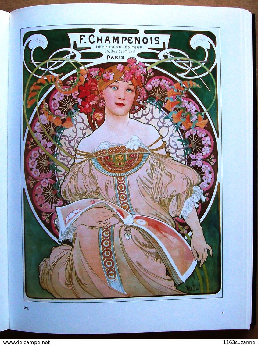 ALPHONSE MUCHA : TOUTES LES AFFICHES ET PANNEAUX, Par Jack Rennert & Alain Weill (Editions Hjert & Hjert, 1984) - Art