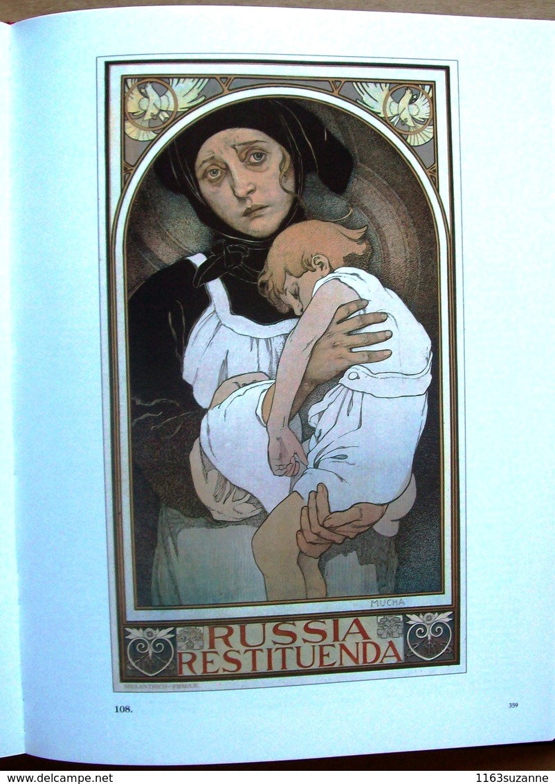 ALPHONSE MUCHA : TOUTES LES AFFICHES ET PANNEAUX, par Jack Rennert & Alain Weill (Editions Hjert & Hjert, 1984)