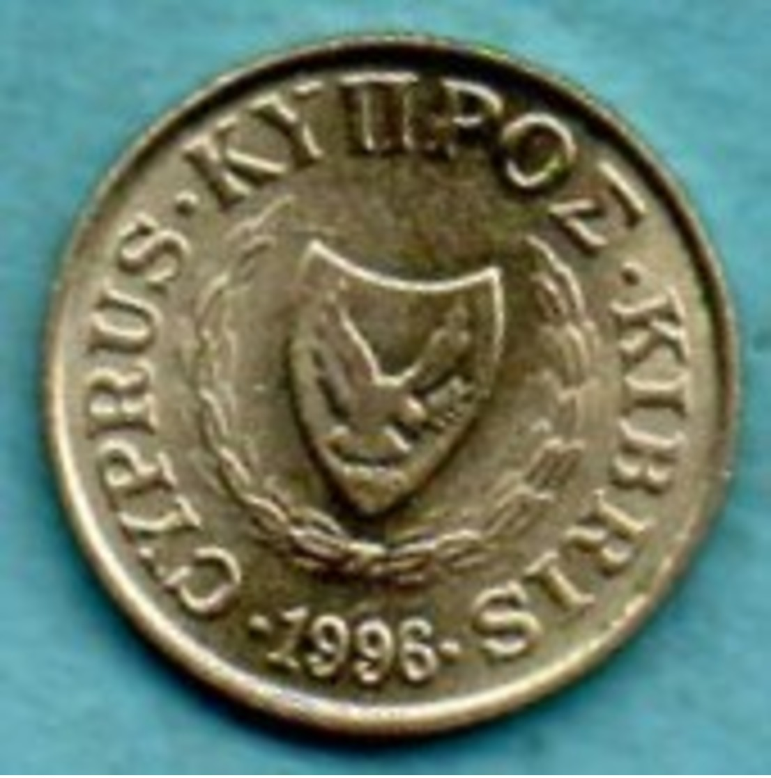 (r65)  CYPRUS / CHYPRE  1 Cent  1996  Km#53.3 - Chypre