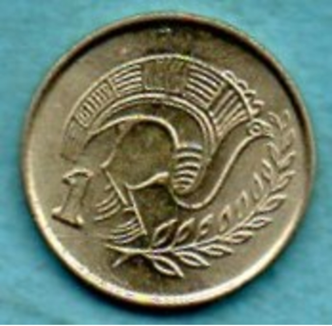 (r65)  CYPRUS / CHYPRE  1 Cent  1996  Km#53.3 - Chypre