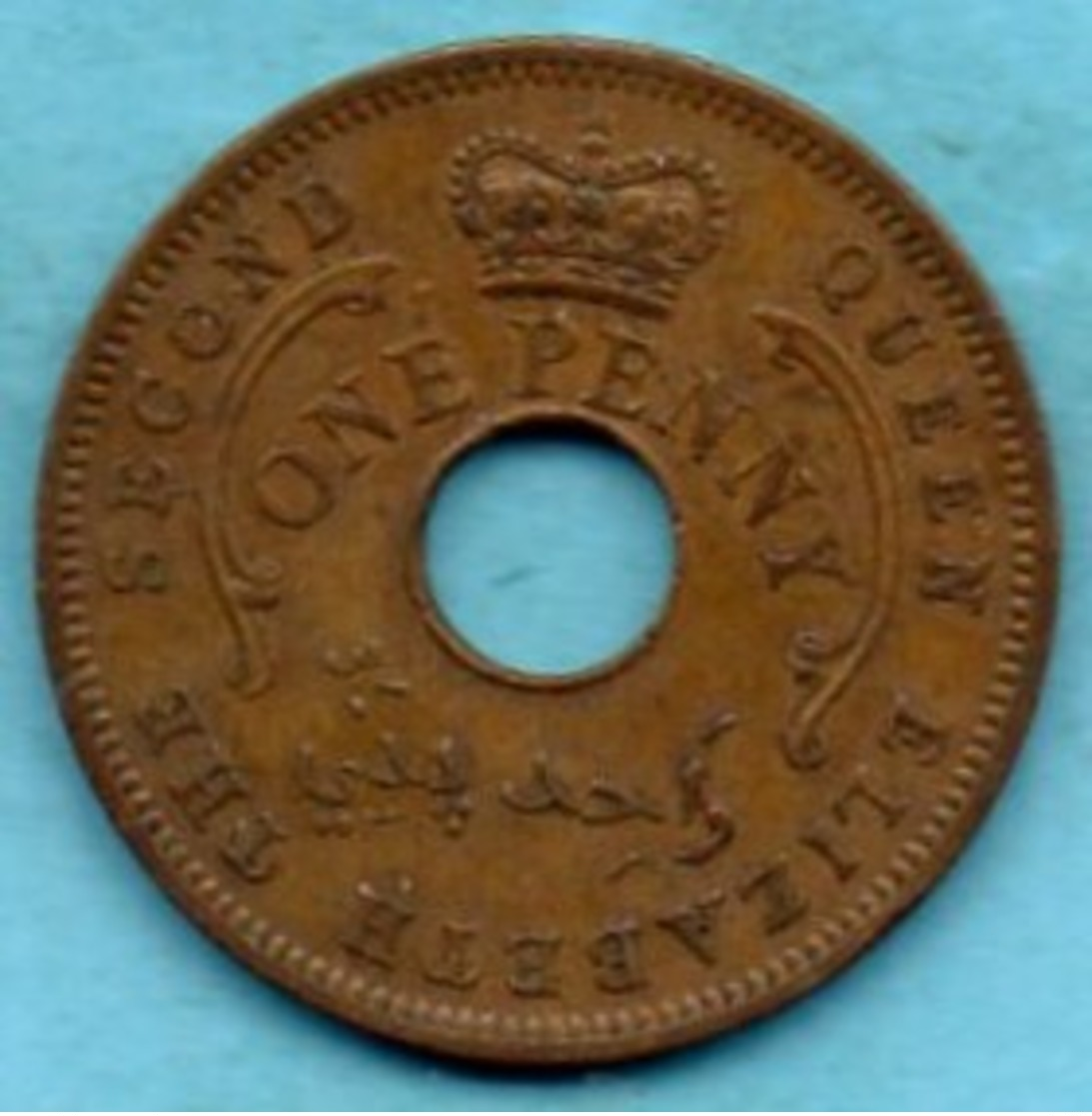 (r65)  NIGERIA  1 Penny 1959 - Nigeria