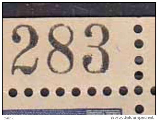 Control No 283 On Tab Strip Of 3, Somaliland, Coronation 1937 MNH (Gum Washed), As Scan - Somaliland (Herrschaft ...-1959)