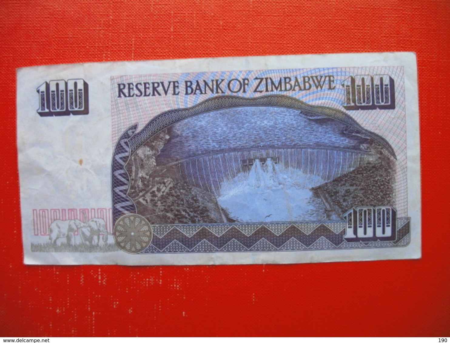 100 DOLLARS - Zimbabwe