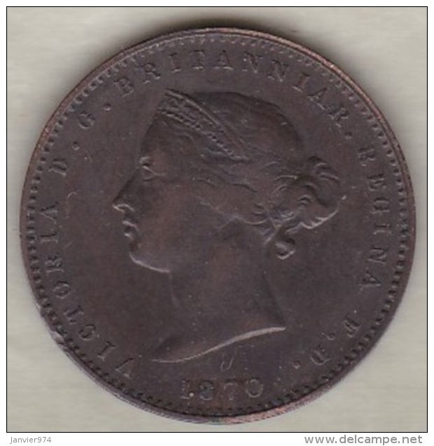 Jersey , 1/26 Shilling 1870. Victoria , Bronze , KM# 4 - Jersey