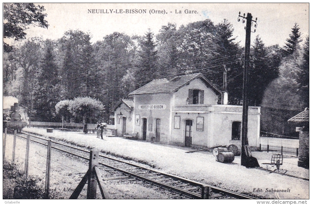 61 - Orne -  NEUILLY Le BISSON - La Gare - Other & Unclassified