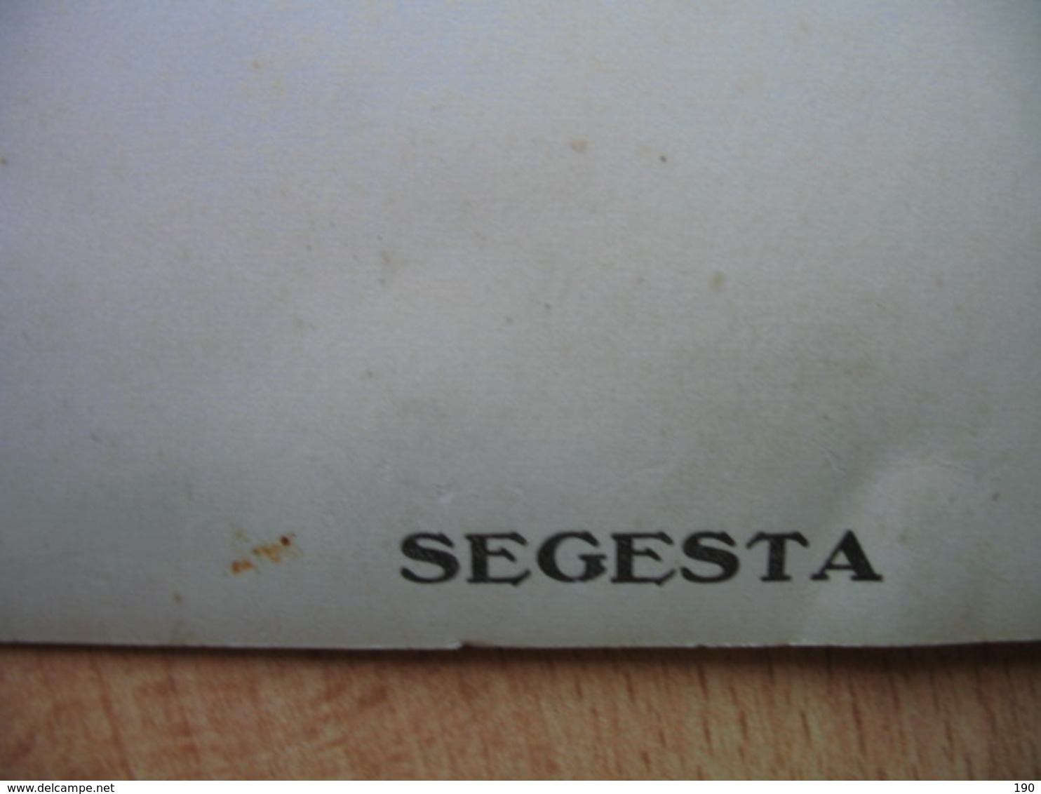 SEGESTA.CAMUZZI-CRIMELLA-MILANO.WATERPROOF ALBEKA-TRADE MARK - Gebührenstempel, Impoststempel