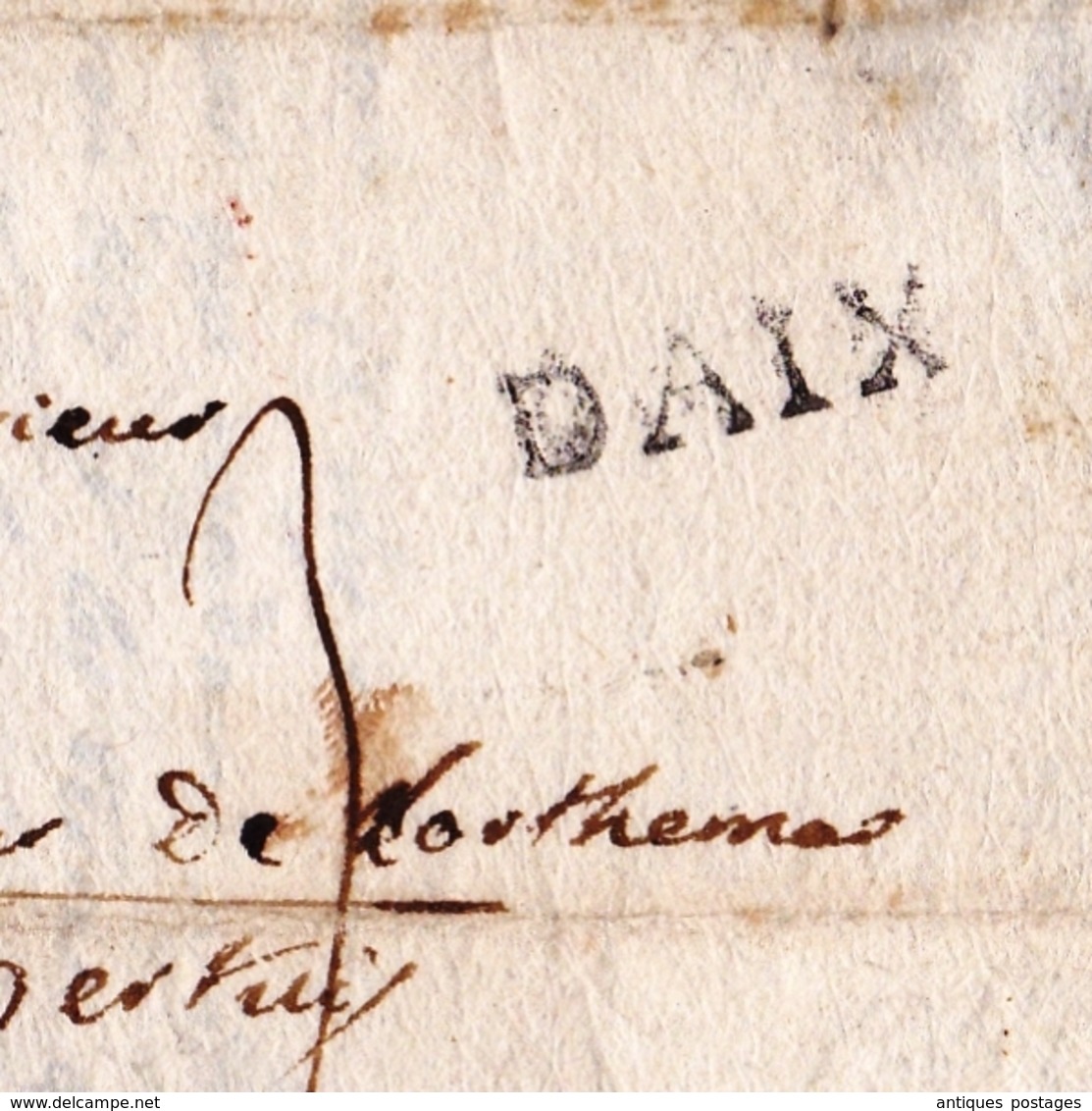 Lettre 1755 Aix En Provence Pour Perthuis États De Provence Bouchês Du Rhône - 1701-1800: Precursors XVIII