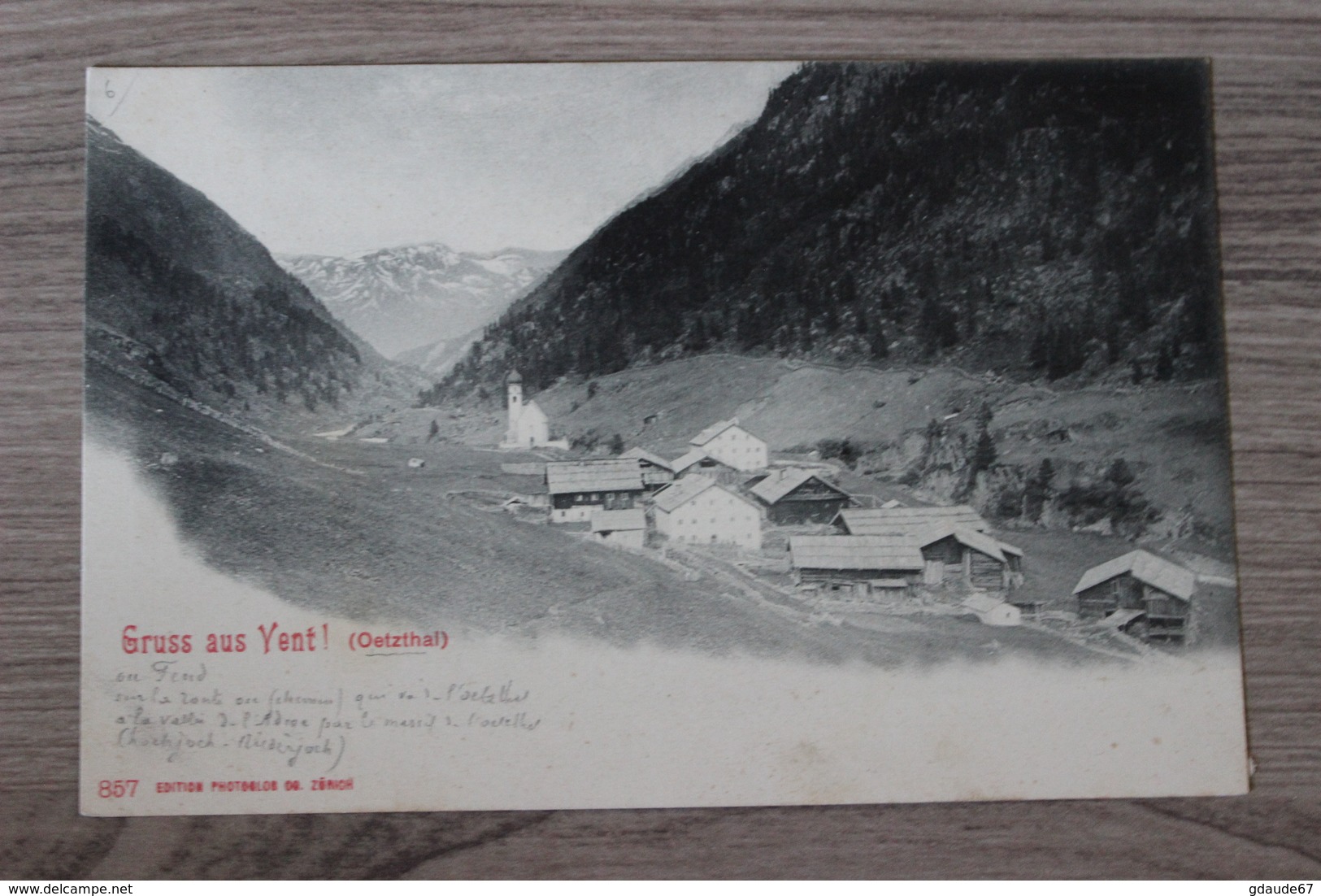 GRUSS AUS VENT ÖTZTHAL / OETZTHAL - Autres & Non Classés