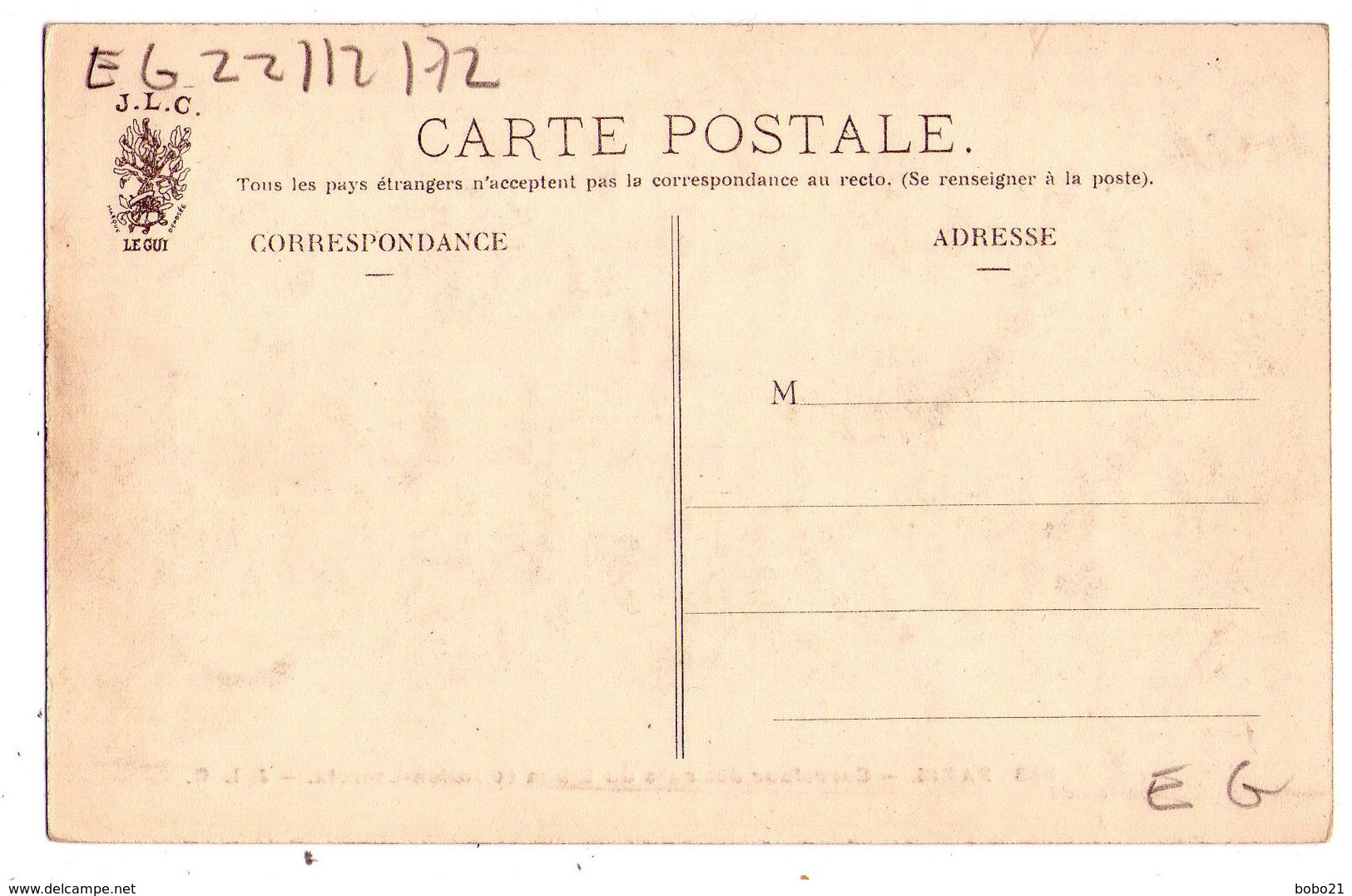 1860 - Paris ( 20e ) - Carrefour De La Rue Du Liban Et Julien Lacroix - J.L.C. - N°568 - - Arrondissement: 20