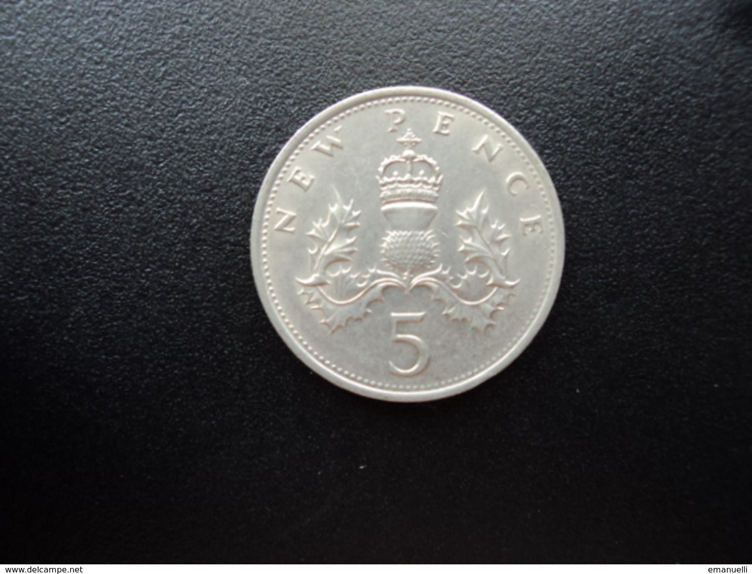 ROYAUME UNI : 5 NEW PENCE   1968   KM 911     SUP - 5 Pence & 5 New Pence