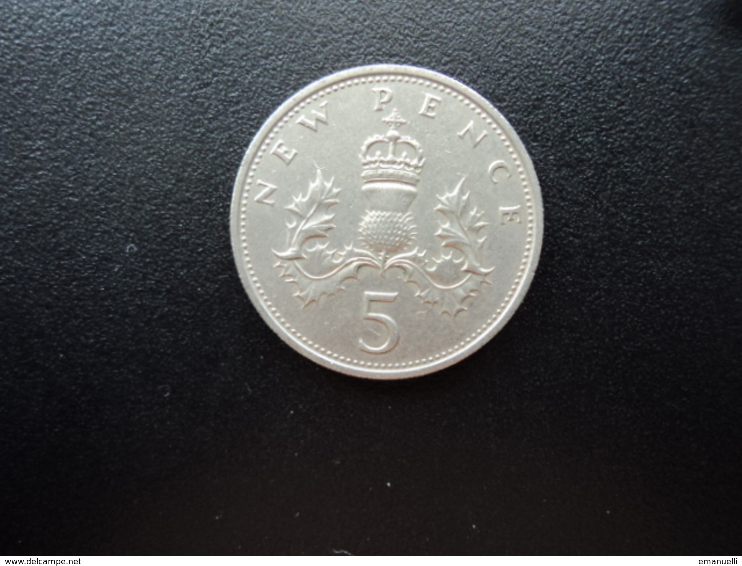 ROYAUME UNI : 5 NEW PENCE   1969   KM 911     SUP - 5 Pence & 5 New Pence