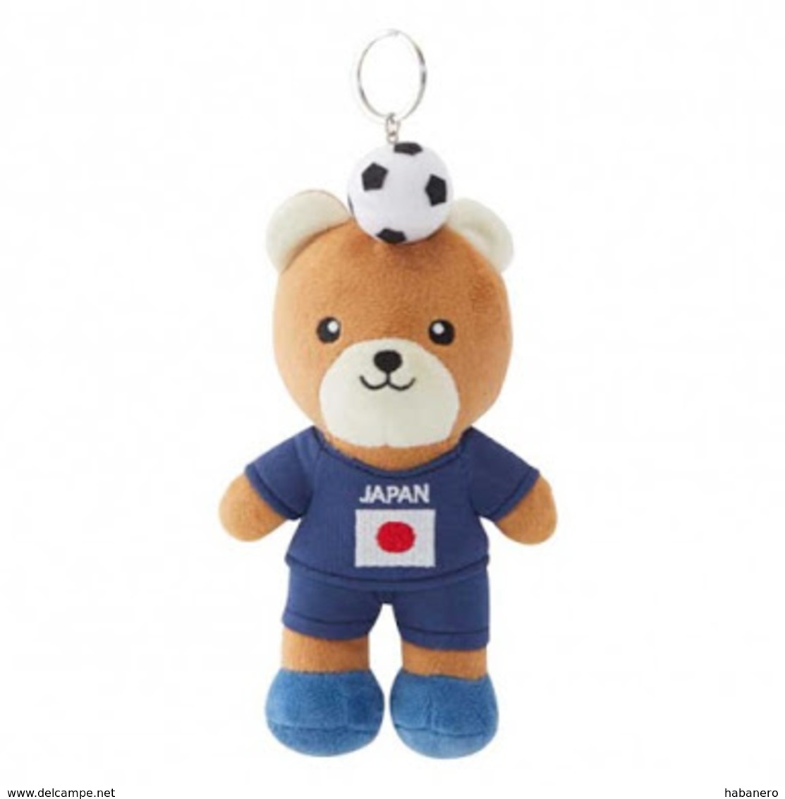 FIFA WORLD CUP 2018 - JAPAN 17cm SOFT TEDDYBEAR MASCOT WITH KEY-RING - BIG C THAILAND LIMITED ISSUE - Abbigliamento, Souvenirs & Varie