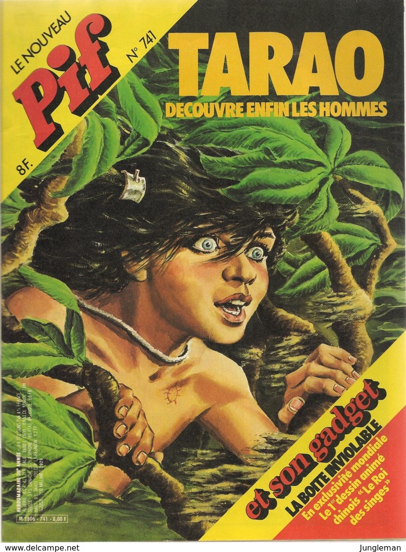 Le Nouveau Pif N° 741 De Mai 1983 - Avec Yvain, Pinky, Popeye, Tarao, Hercule, Le Roi Des Singes, Hugh. Revue En TBE - Pif & Hercule