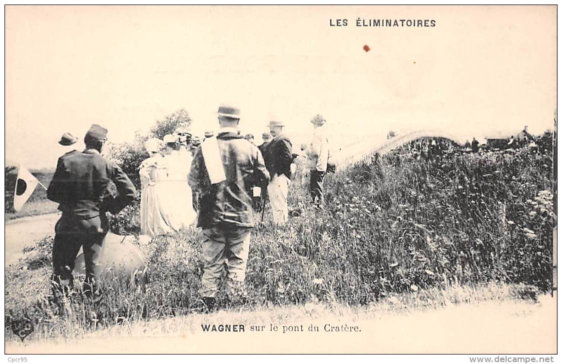 63 . N° 48173 . Wagner Sur Le Pont Du Cratere. Les Eliminatoires.course De Voitures.rallye.pilote.coupe Gordon-bennett - Autres & Non Classés