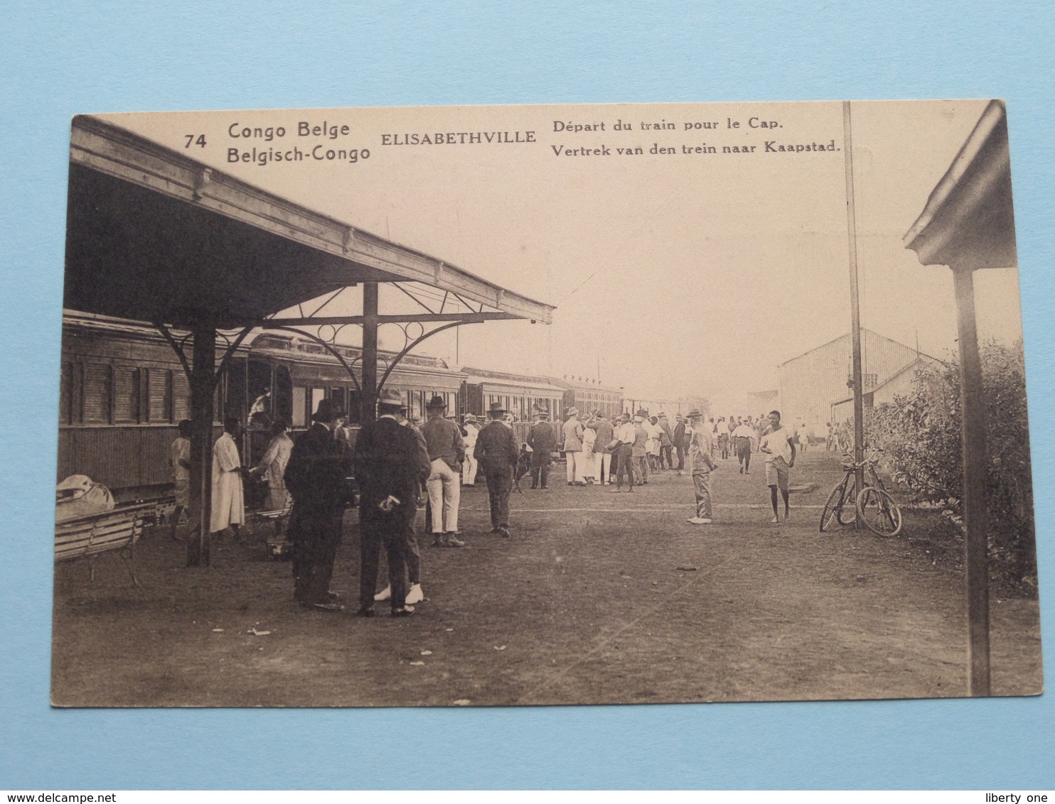 ELISABETHVILLE Départ Du Train Pour Le CAP ( 74 ) Anno 19?? ( Details Zie Foto's ) 1 X ! - Congo Belge