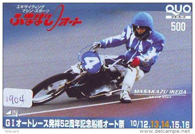 Carte Prepayee Japon * MOTOR * (1904) Prepaid Card Japan * KARTE * MOTORBIKE * MOTOR RACE - NICKY HAYDEN - Moto
