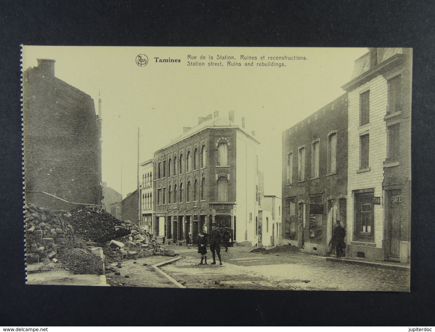 Tamines Rue De La Station Ruines Et Reconstructions - Sambreville