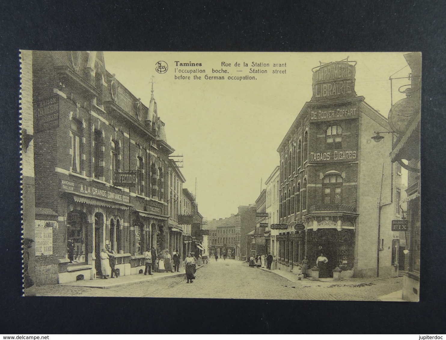 Tamines Rue De La Station Avant L'occupation Boche... - Sambreville