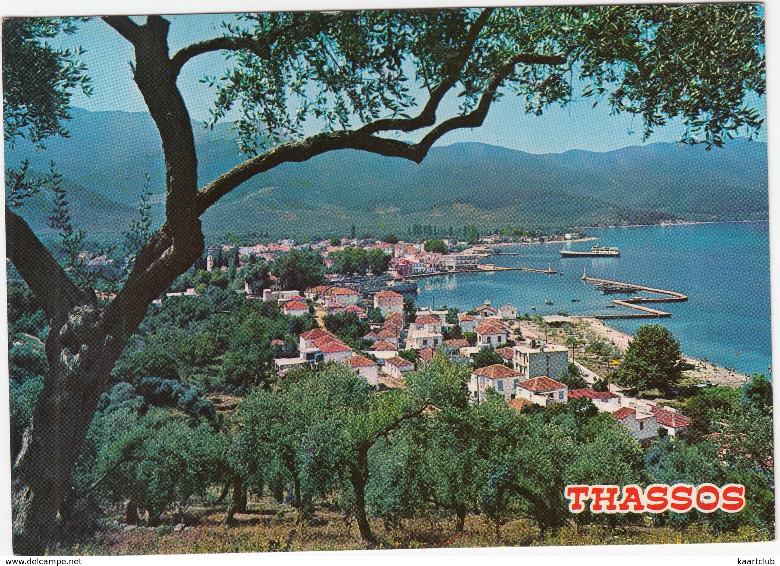 Thassos - Panorama Of The Port - Panorama Du Port  - (Thasos, Greece) - Grecia