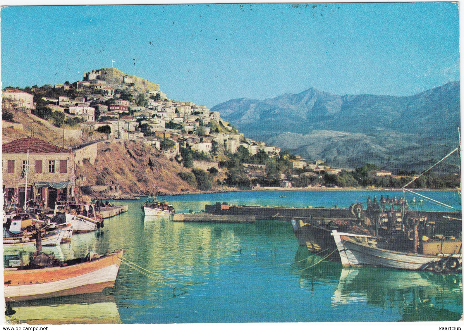 Lesbos - Molyvos: View From The Harbour / Vue Par Le Port  - (Greece) - Griekenland