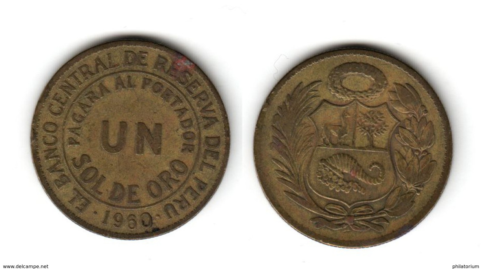 Pérou Un Sol 1960  Peru - Peru