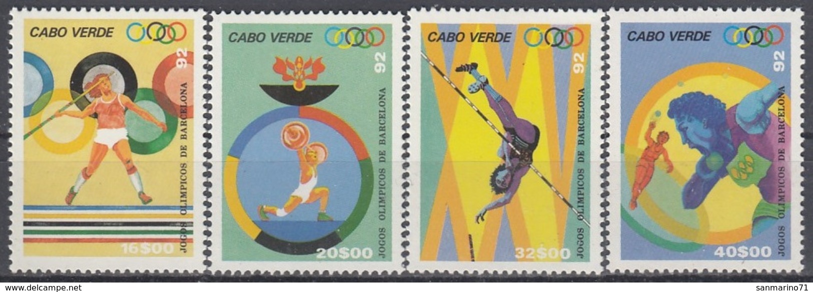 CAPE VERDE 636-639,unused - Estate 1992: Barcellona