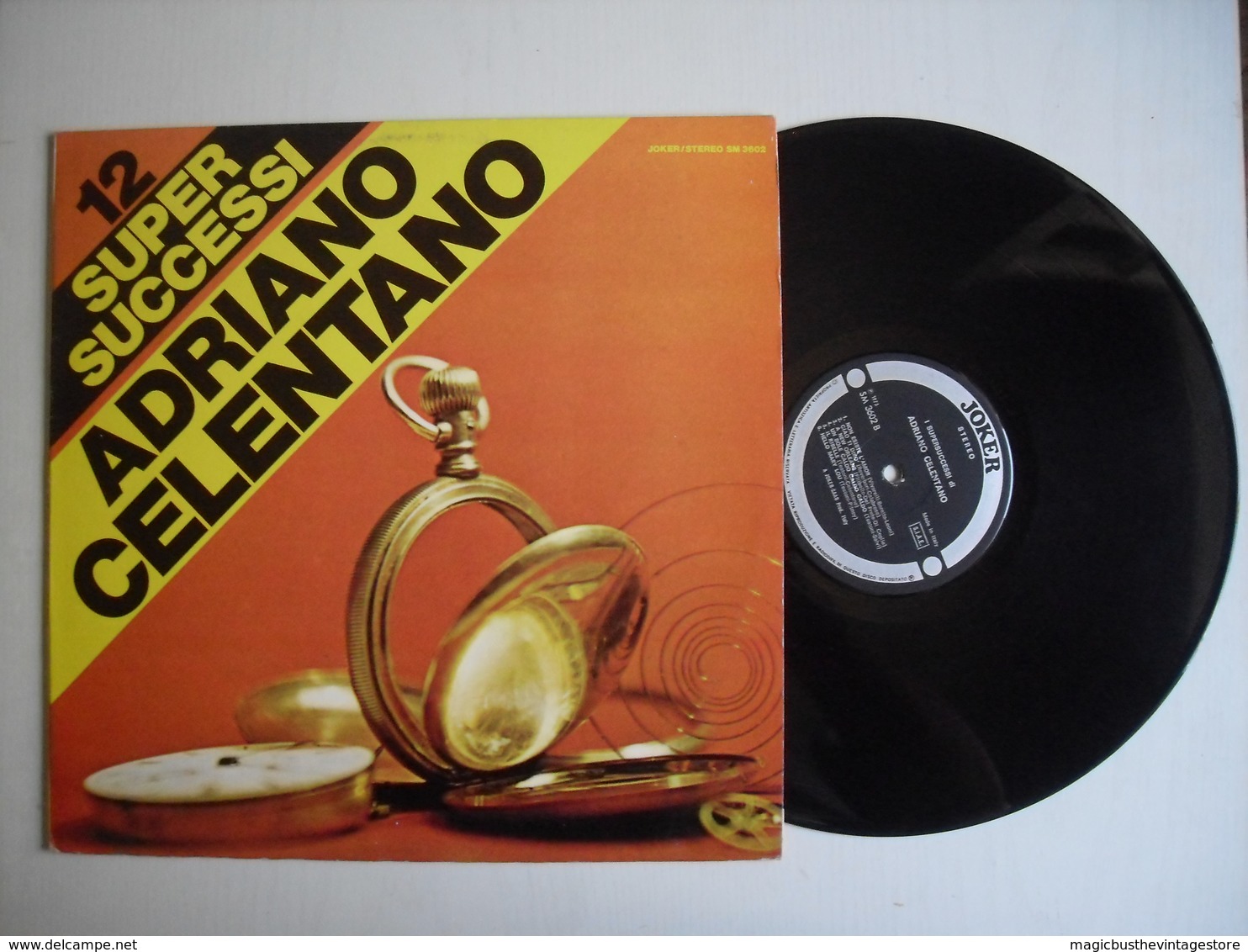 LP - ADRIANO CELENTANO  - 12 SUPER  SUCCESSI - JOKER REC - Other - Italian Music