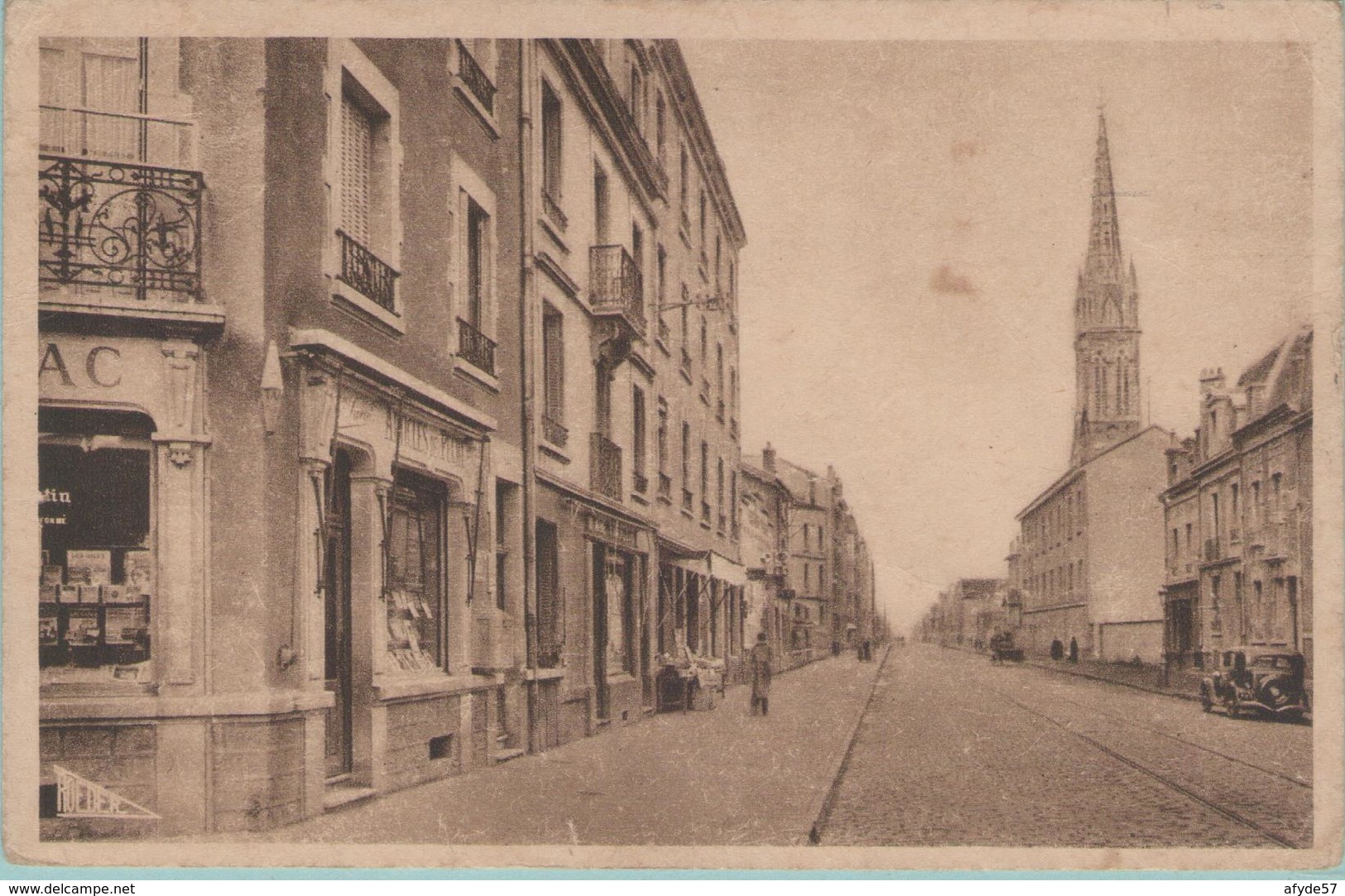 CPA:  NANCY  (Dpt.54:   Rue Du Montet En 1953.  (E 579) - Nancy