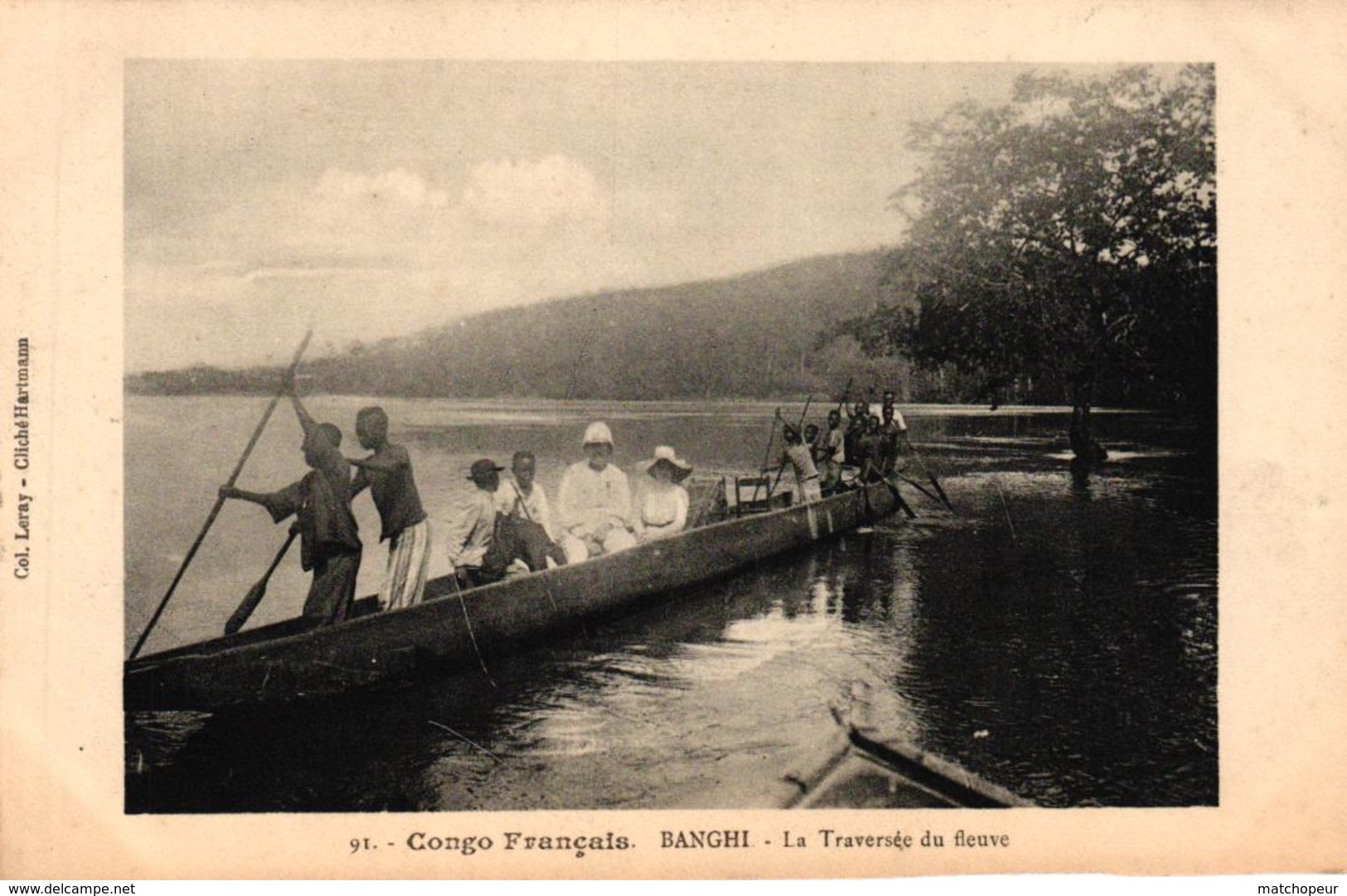 CONGO FRANCAIS - BANGHI LA TRAVERSEE DU FLEUVE - Französisch-Kongo