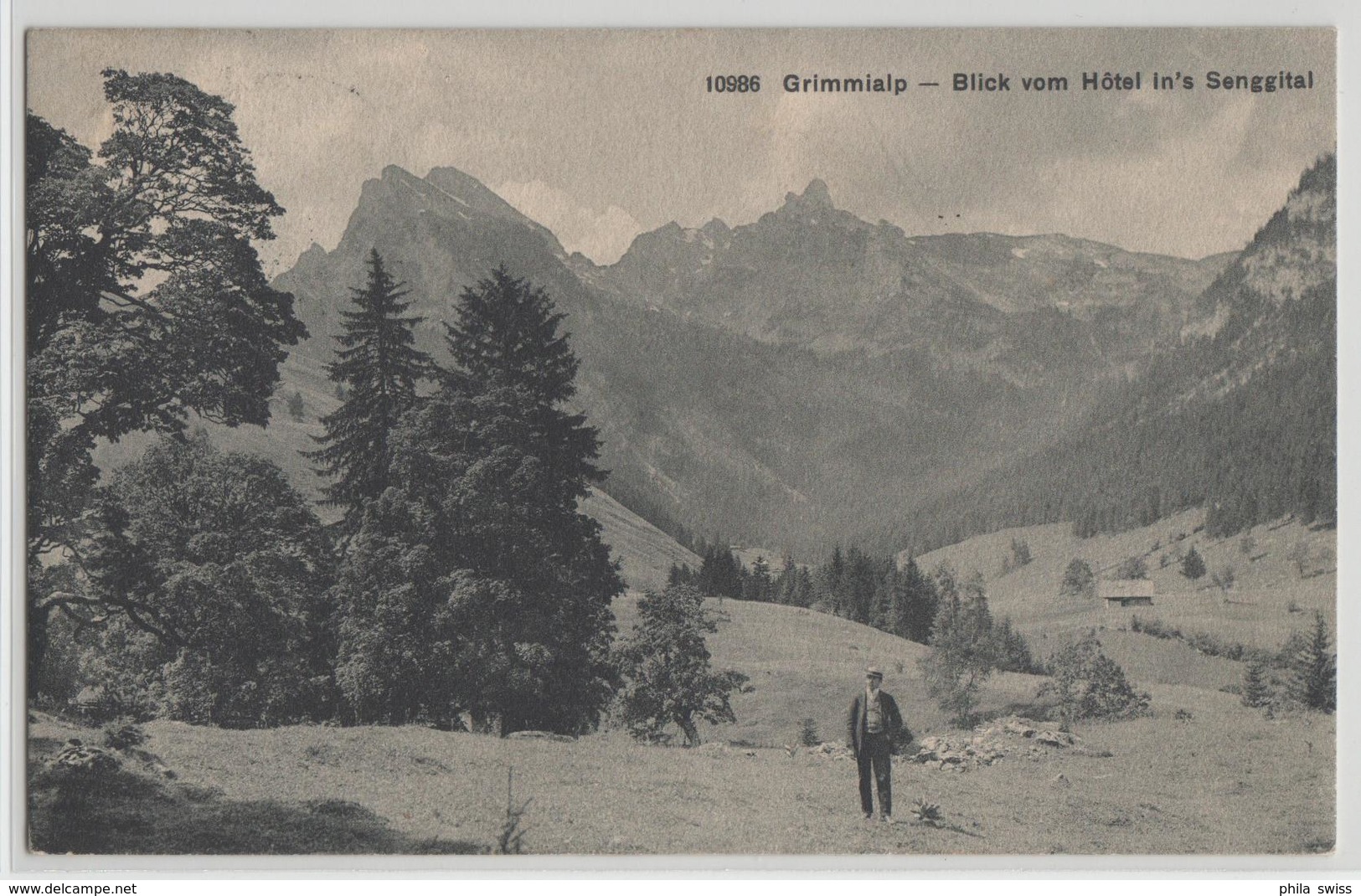 Grimmialp - Blick Vom Hotel In's Senggital - Animee - Photo: Wehrli - Otros & Sin Clasificación