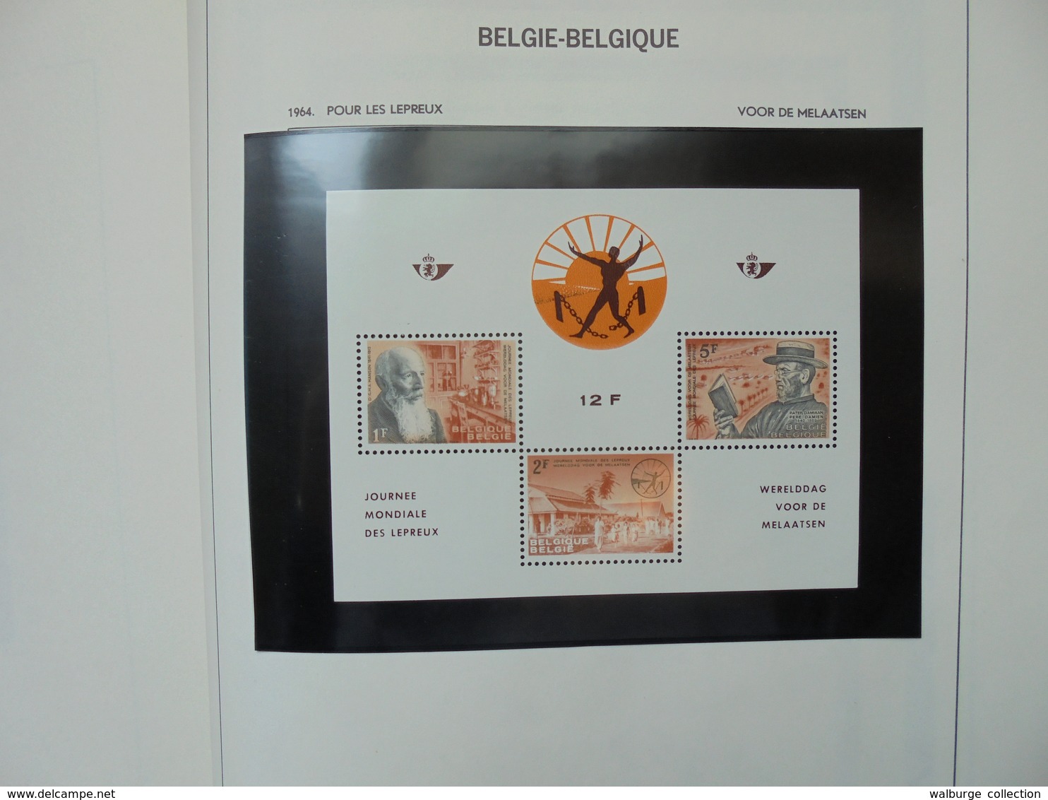 BELGIQUE NEUVE ENTRE 1941 ET 1980. BEL ALBUM "DAVO" (B.2) 2 KILOS 500