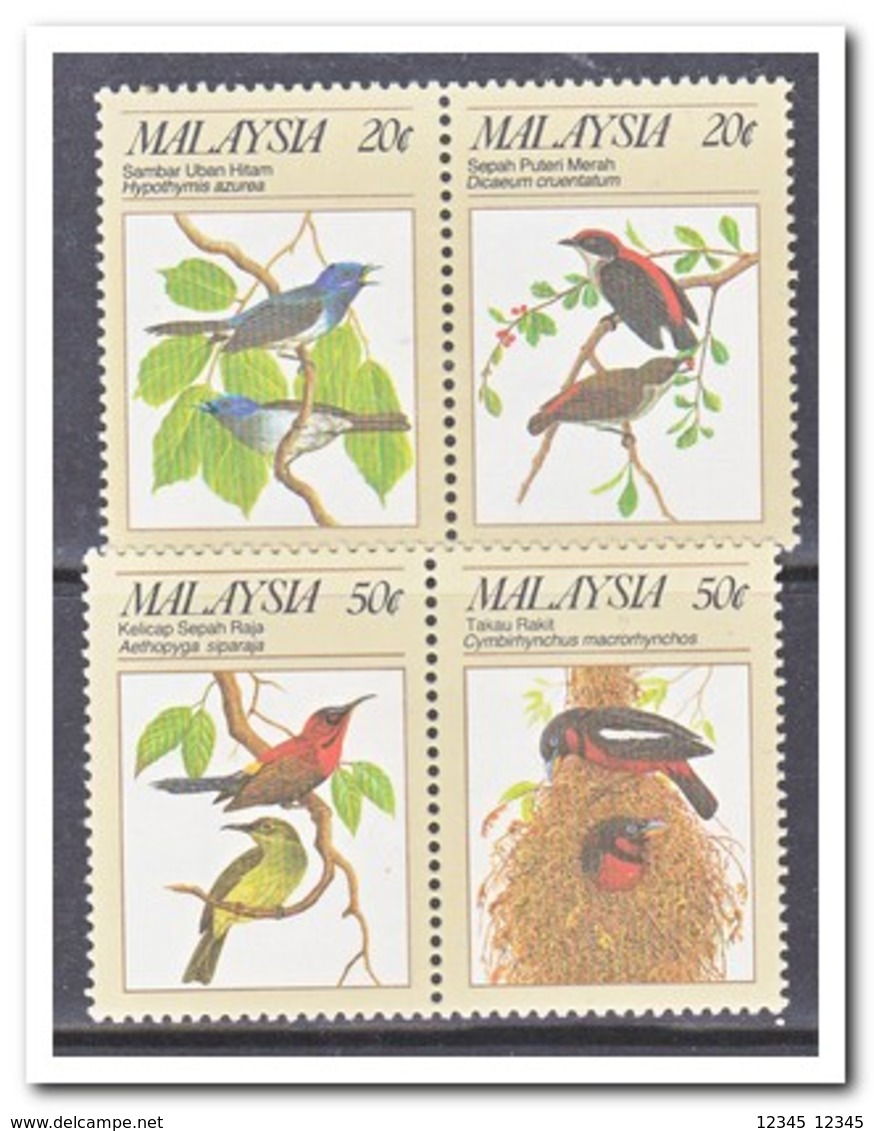 Maleisië 1988, Postfris MNH, Birds - Maleisië (1964-...)