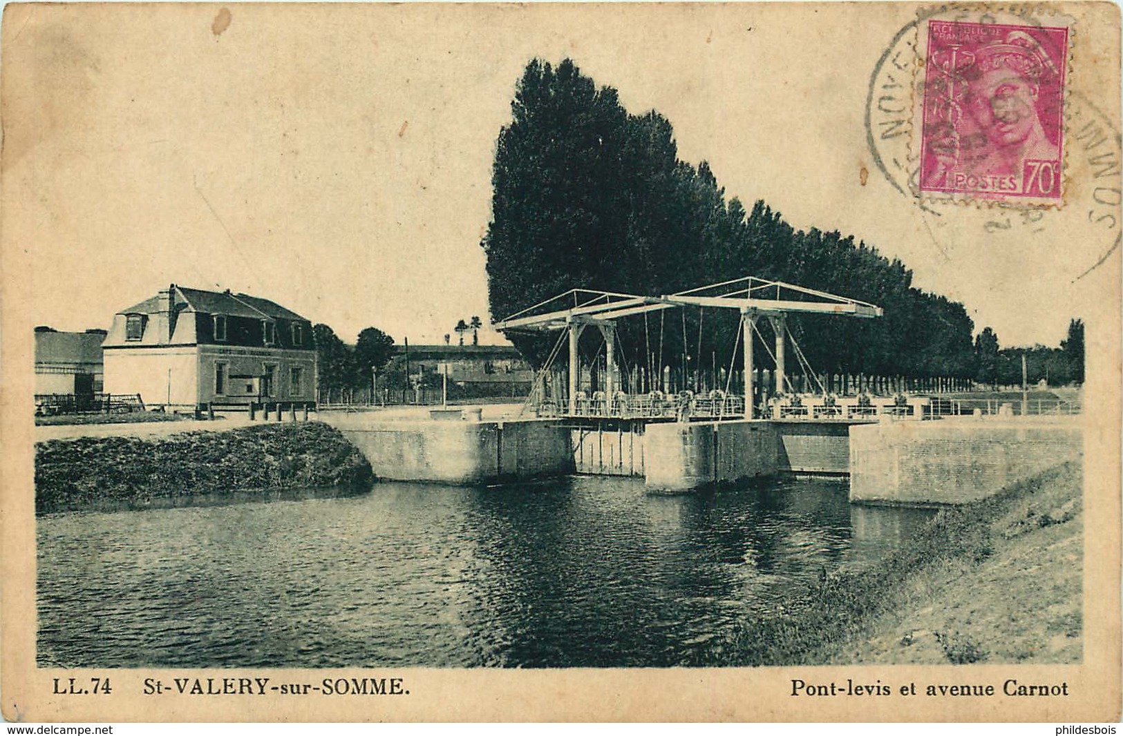 SOMME SAINT VALERY SUR SOMME  Avenue Carnot Et Pont Levis - Saint Valery Sur Somme