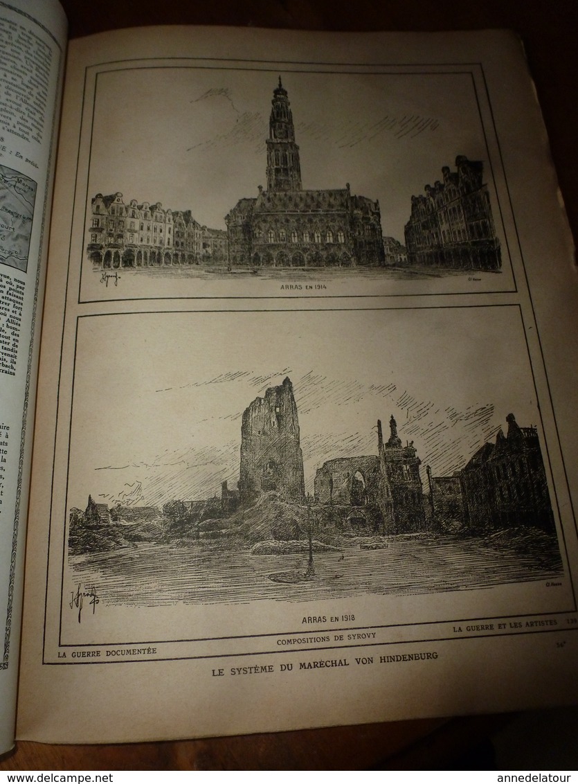 1914-18 LA GUERRE DOCUMENTÉE: Avant et après les bombes ( Arras,Lille,Bethune,Peronne,Cambrai,Reims,Rethel,Roye,etc